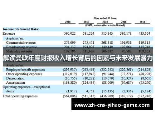 解读曼联年度财报收入增长背后的因素与未来发展潜力